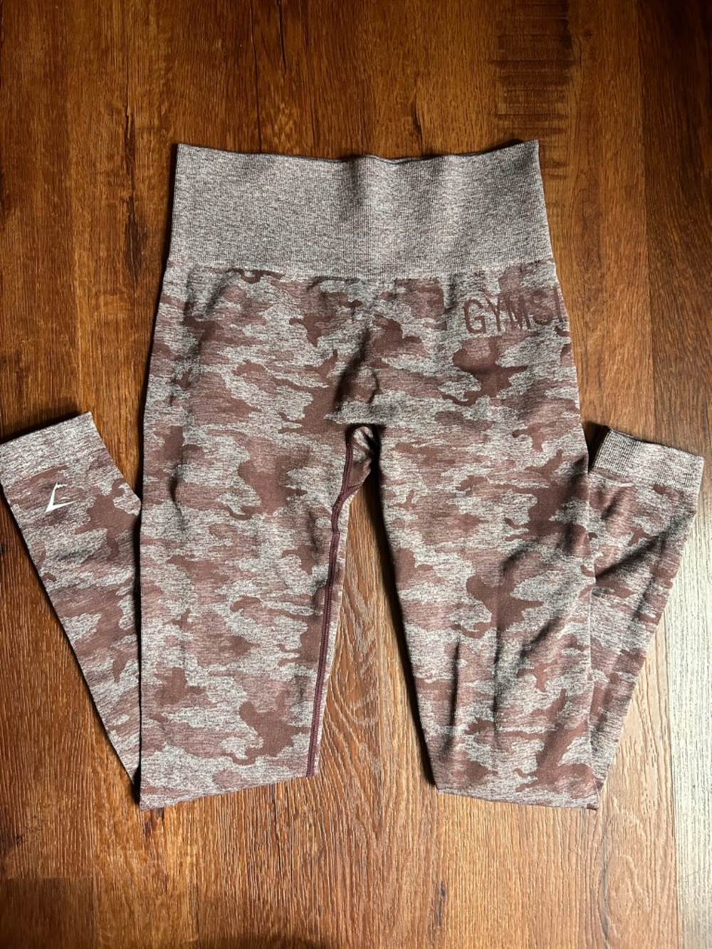 Gymshark Purple Camouflage Gym Leggings - Women’s Size Small